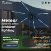 7.5FT FRUITEAM Patio Market Umbrella Meteor Light