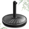 FRUITEAM Prefilled 19inch Patio Umbrella Base, Flower Decorative Pattern
