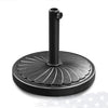 24lbs FRUITEAM Prefilled 17inch Patio Umbrella Base, Fan