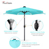 7.5FT FRUITEAM Patio Market Umbrella Meteor Light