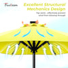 7.5FT FRUITEAM Patio Market Umbrella Meteor Light