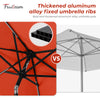7.5FT FRUITEAM Patio Market Umbrella Meteor Light