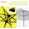 7.5FT FRUITEAM Patio Market Umbrella Meteor Light
