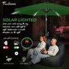 7.5FT FRUITEAM Patio Market Umbrella Meteor Light