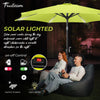 7.5FT FRUITEAM Patio Market Umbrella Meteor Light