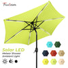 7.5FT FRUITEAM Patio Market Umbrella Meteor Light