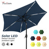 7.5FT FRUITEAM Patio Market Umbrella Meteor Light