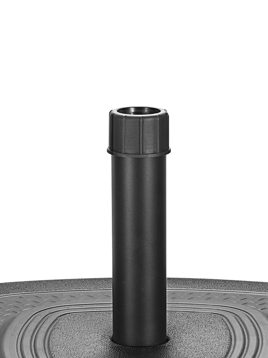 154lbs Fillable Rolling Mobile Umbrella Base with 4 Wheels (2 Locks)