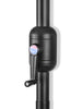 7 1/2ft FRUITEAM 24 LED Lighted Solar Umbrella, Azure