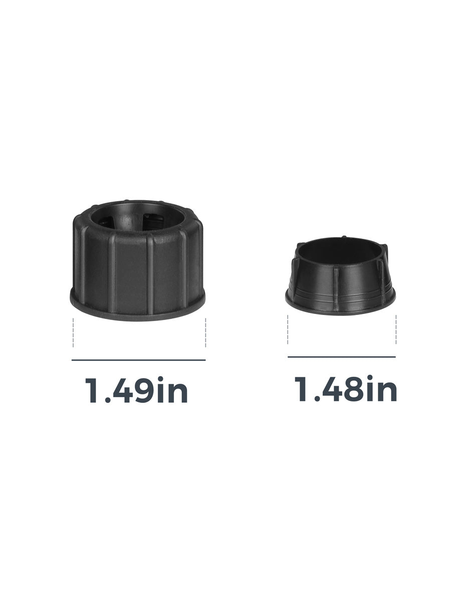 154lbs Fillable Rolling Mobile Umbrella Base with 4 Wheels (2 Locks)