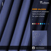 10ft FRUITEAM Offset Hanging Patio Umbrella, Navy