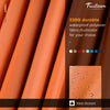 10ft FRUITEAM Offset Hanging Patio Umbrella, Orange