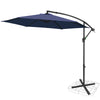 10ft FRUITEAM Offset Hanging Patio Umbrella, Navy