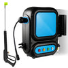 Wall-Mounted Electric Pressure Washer, 5500 PSI Max 3.5GPM High Pressure Washer with 75FT Retractable Hose, 4 Quick Connect Nozzles, 1 Changeover Nozzle for Cars, Decks, Driveways