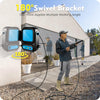 Wall-Mounted Electric Pressure Washer, 5500 PSI Max 3.5GPM High Pressure Washer with 75FT Retractable Hose, 4 Quick Connect Nozzles, 1 Changeover Nozzle for Cars, Decks, Driveways