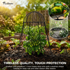 FRUITEAM 12Pcs Wire Plant Covers, 13×15.74in Large Plant Protectors from Animals, Chicken Wire Cloche Plant Cages for Outdoor Plants, Vegetables