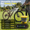 Portable Foldable Pressure Washer with 3.7Gal Tank & Wheels, Max 820PSI Cordless Electric Power Washer, 10FT Hose, 6-in-1 Nozzle for Car Washing, Outdoor & Indoor Cleaning, Pets (Bare Tool)